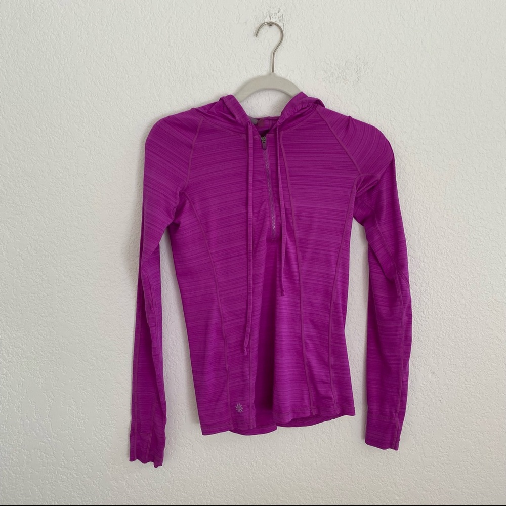 ATHLETA Women’s Small Purple Long-Sleeve Zip Up Jacket
